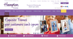 Desktop Screenshot of hamptonframes.com