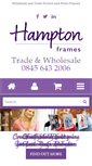Mobile Screenshot of hamptonframes.com
